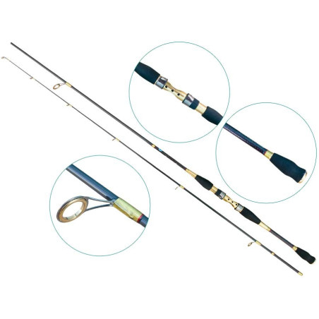 Lanseta fibra de carbon Baracuda Avalon 2102