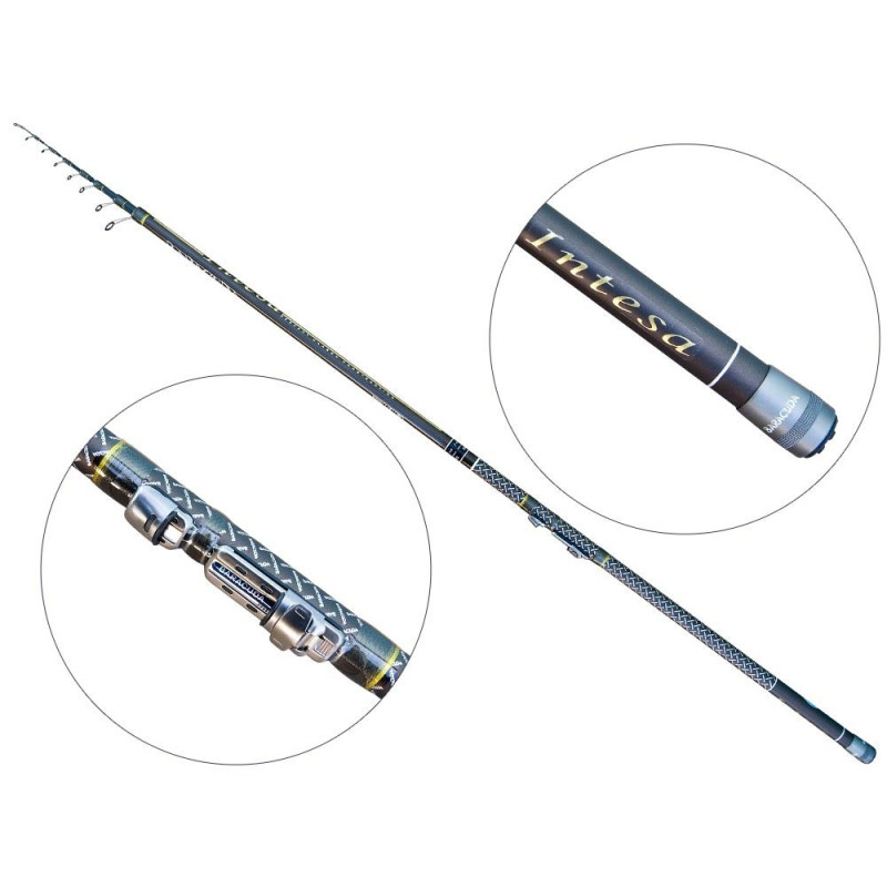 Lanseta fibra de carbon Baracuda Intesa 5005