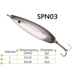 Lingurite oscilante Baracuda  SPN 03