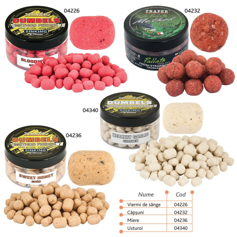 Soft Pellets Method Feeder Traper 50g-8/10mm Soft Pellets Method Feeder Traper 50g-8/10mm