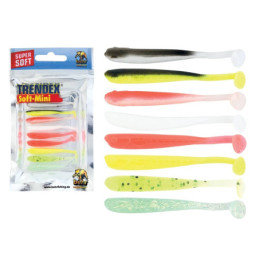 Set mini-shad 5cm Trendex 10 buc