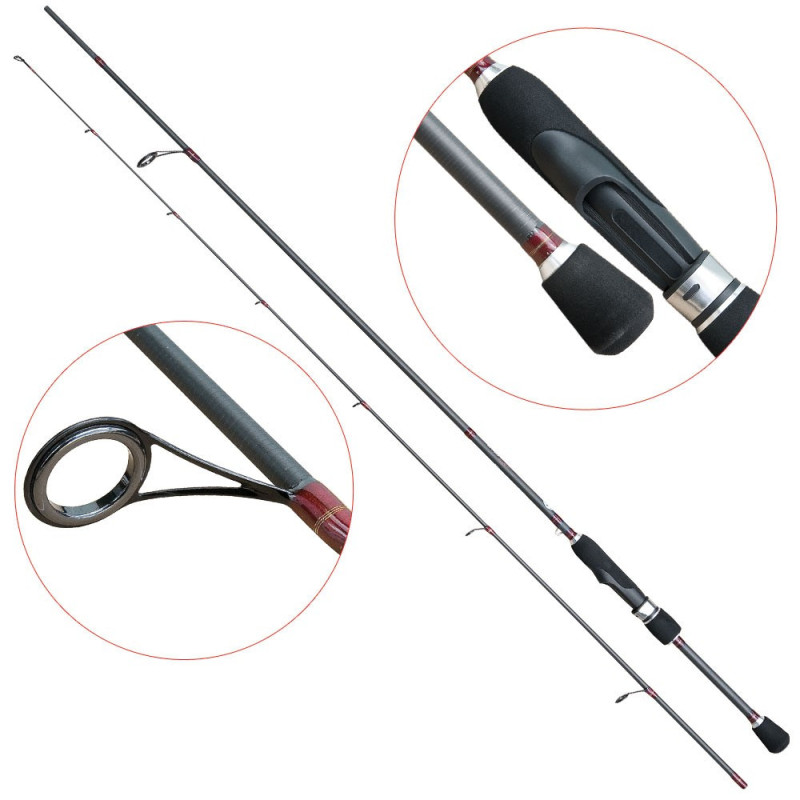 Lanseta fibra de carbon Baracuda Vow 1802