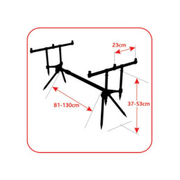 Rodpod 01 pentru 3 lansete