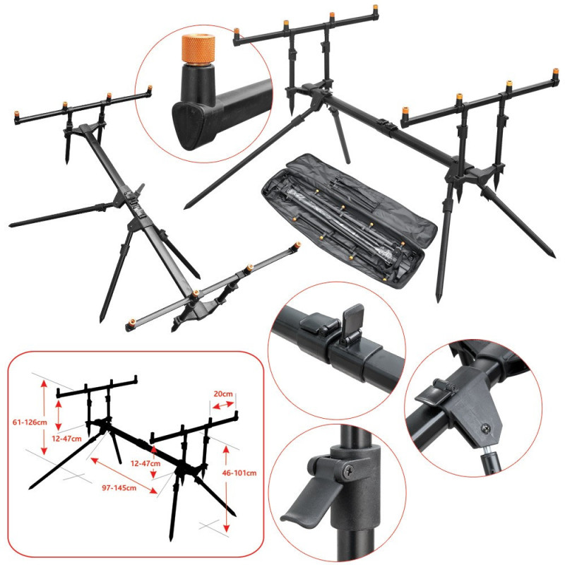 Rodpod 10 pentru 4 lansete