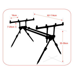 Rodpod 12 pentru 4 lansete