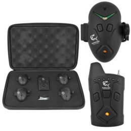 Set RF5618 cu 4 avertizoare wireless cu vibratie + receptor