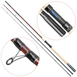Lanseta fibra de carbon Baracuda Sicario Match 330