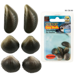 Set 6 momeli tip mini-scoica pentru crap