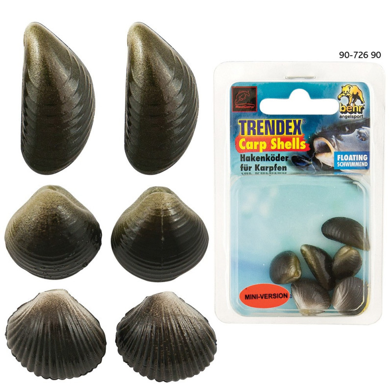 Set 6 momeli tip mini-scoica pentru crap