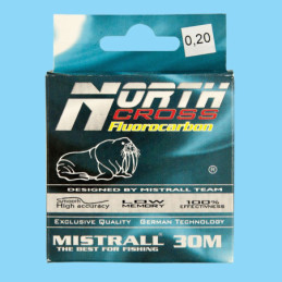 Fir textil Mistrall North Cross 30m Fluorocarbon